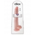 King Cock 14 inches Cock with Balls Beige Dildo - Extreme Dildos
