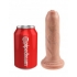 King Cock 6 inches Uncut  Dildo Beige - Realistic Dildos & Dongs