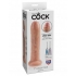 King Cock 7 inches Uncut Dildo Beige - Realistic Dildos & Dongs