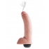 King Cock 9 inches Squirting Dildo Beige - Realistic Dildos & Dongs