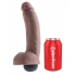 King Cock 9-Inch Squirting Dildo - Brown