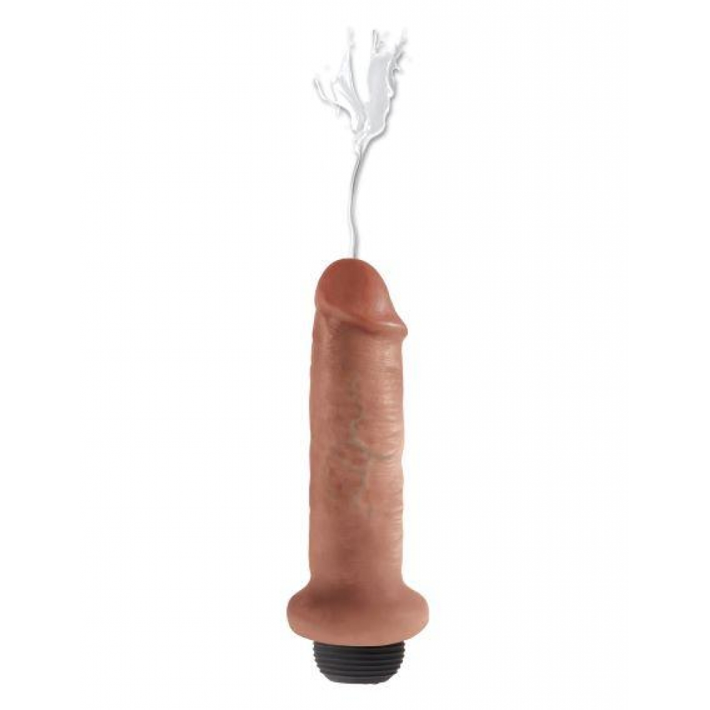 King Cock 6 inches Squirting Cock Tan Dildo - Realistic Dildos & Dongs