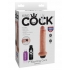 King Cock 7 inches Squirting Dildo Beige - Realistic Dildos & Dongs