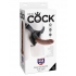 King Cock Strap On Harness 8 inches Dildo Brown - Harness & Dong Sets