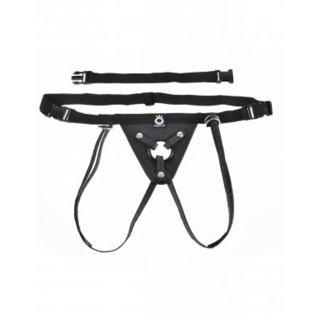 King Cock Fit Rite Harness Black Nylon Strap On - Harnesses