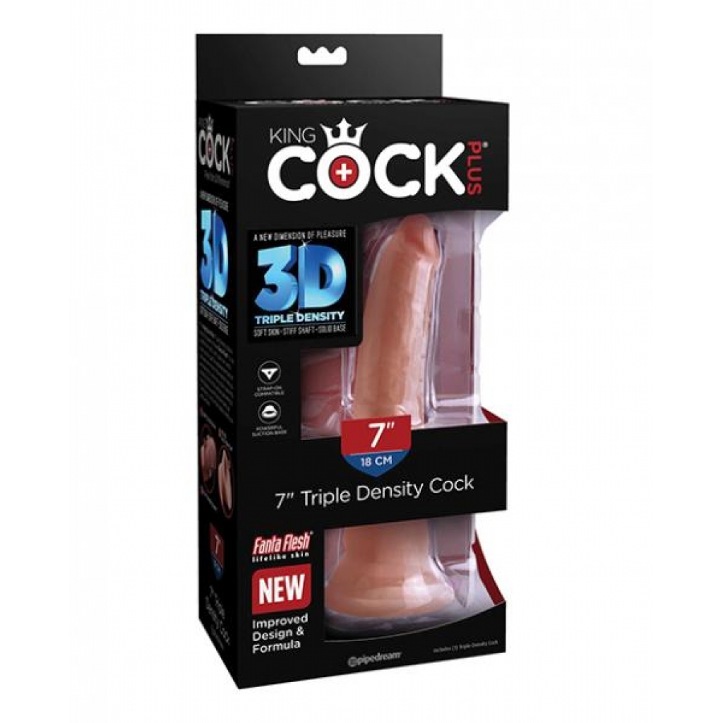 King Cock Plus 7 In Triple Density Cock Tan - Realistic Dildos & Dongs