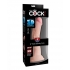 King Cock Triple Density 8 inches Cock Beige Dildo - Realistic Dildos & Dongs