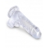 King Cock Clear 5 inches Cock with Balls - Realistic Dildos & Dongs