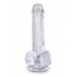 King Cock Clear 6 inches Cock with Balls - Realistic Dildos & Dongs