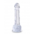 King Cock Clear 7 inches Cock with Balls - Realistic Dildos & Dongs