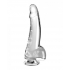 King Cock Clear 7.5in W/ Balls - Realistic Dildos & Dongs