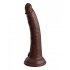 King Cock Elite 7 In Dual Density Brown - Realistic Dildos & Dongs