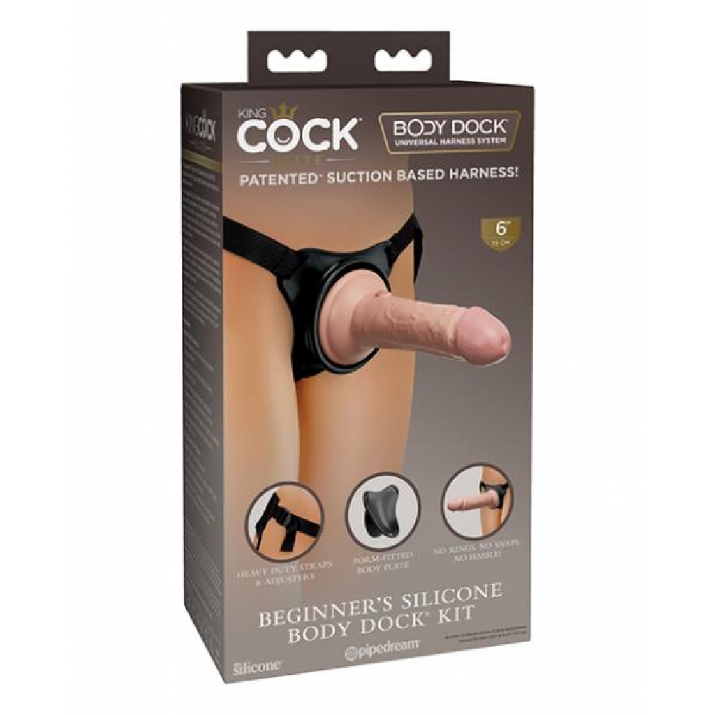 King Cock Elite Beginners Body Dock Kit - Harness & Dong Sets