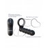 Fantasy C-Ringz Remote Control Double Penetrator Black - Double Penetration Penis Rings