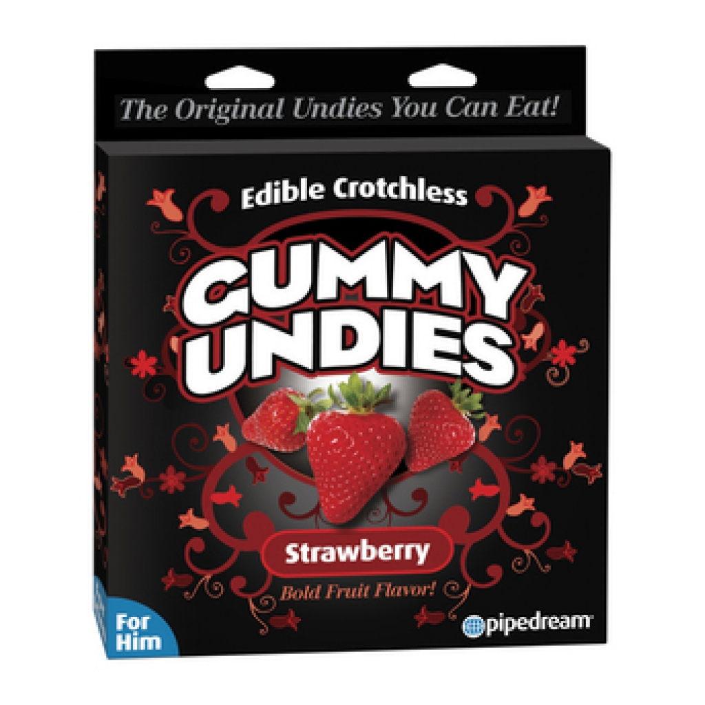 Edible Male Gummy Undies Strawberry - Adult Candy and Erotic Foods