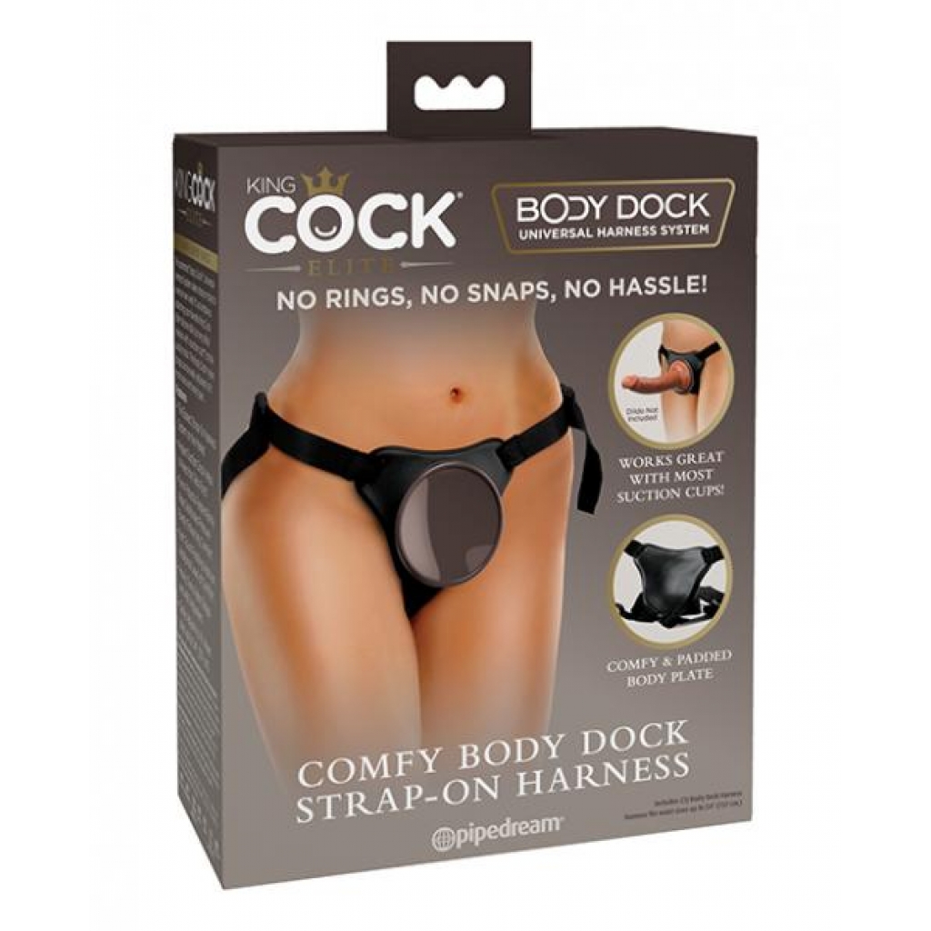 King Cock Elite Comfy Body Dock Strap On Harness - Harnesses