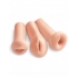 Pipedream Extreme Toyz All 3 Holes Beige Strokers - Pocket Pussies