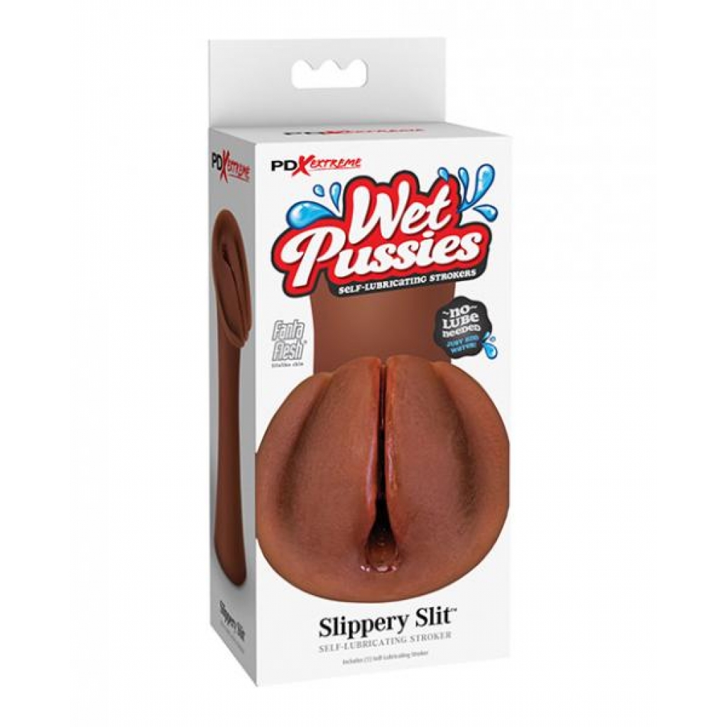Pdx Extreme Wet Pussies Slippery Slit Brown - Masturbation Sleeves