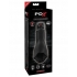 PDX Elite Vibrating Roto-Teazer Black - Masturbation Sleeves