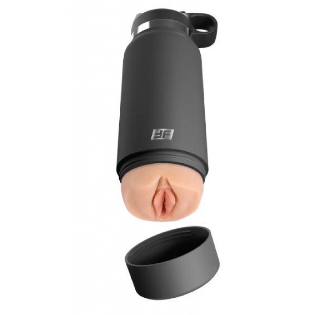 Pdx Plus Fuck Flask Private Pleaser Discreet Stroker Blue Bottle Light - Fleshlight