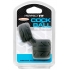 Perfect Fit Siliskin Cock Ring & Ball Stretcher Black - Mens Cock & Ball Gear