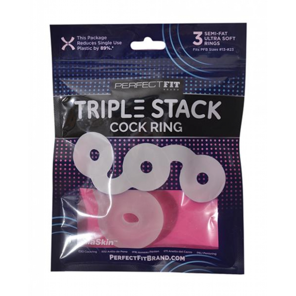 Perfect Fit Triple Donut Ring - Cock Ring Trios