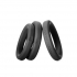 Xact-Fit Silicone Rings #14, #15, #16 Black - Cock Ring Trios