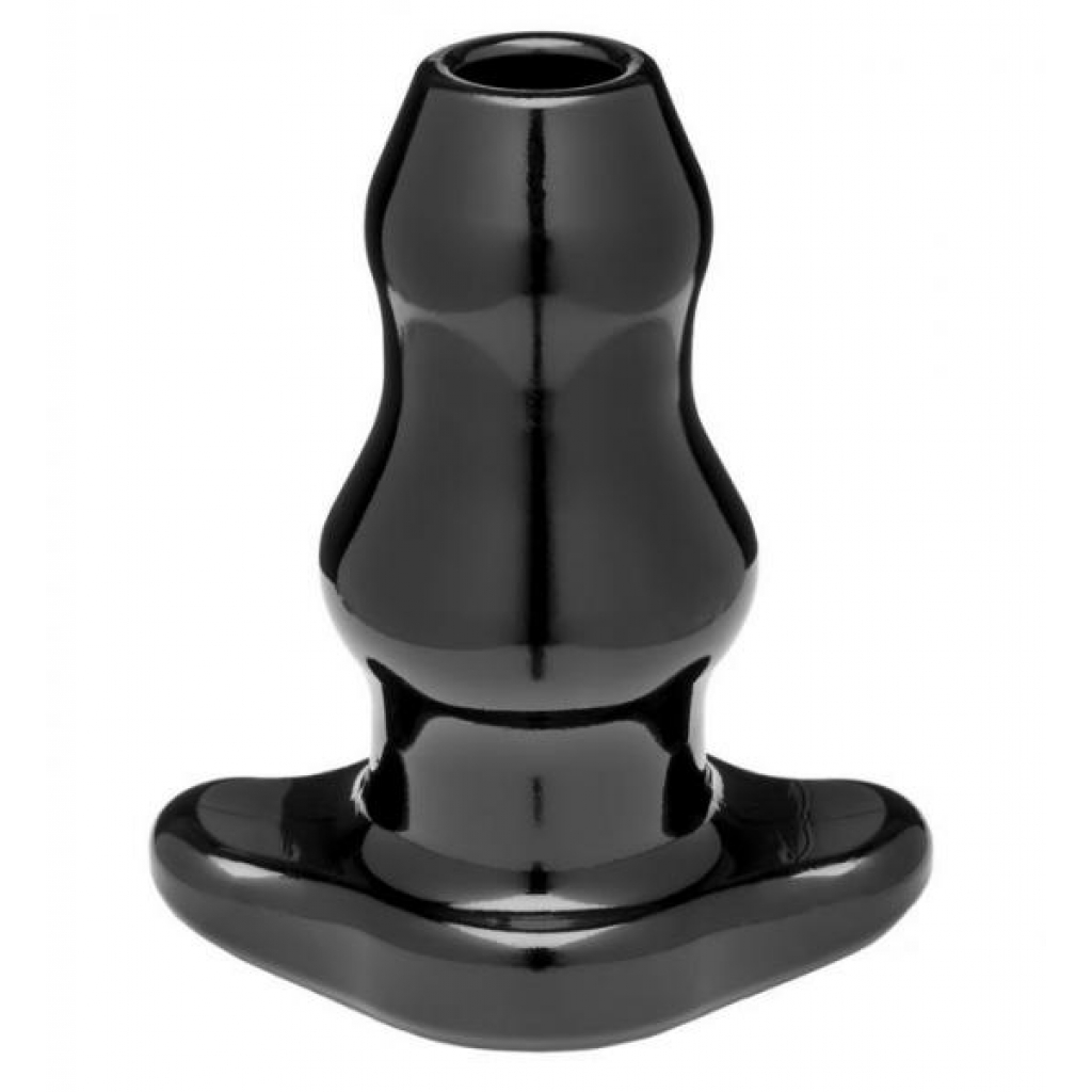 Double Tunnel Plug Black Medium - Anal Plugs