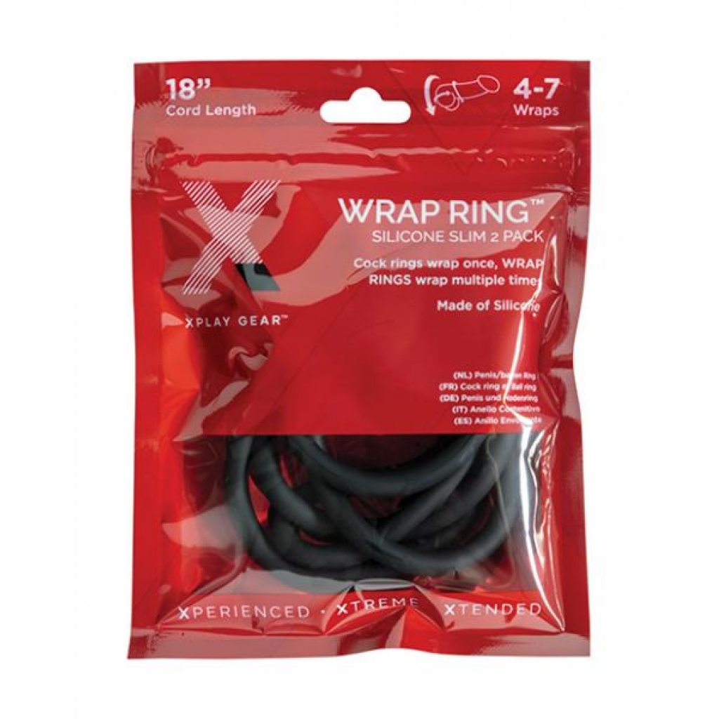 Xplay Silicone 18in Thin Wrap Ring - Adjustable & Versatile Penis Rings