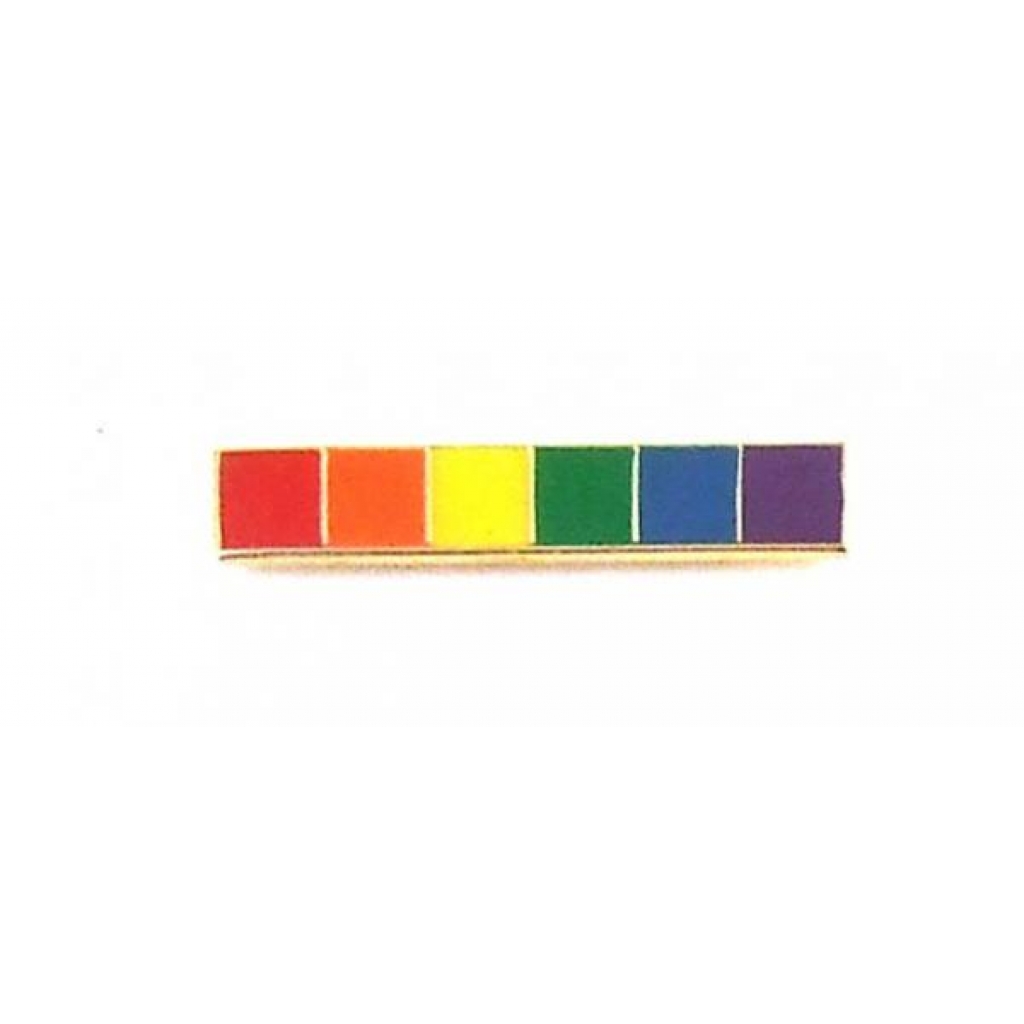 Gaysentials Lapel Pin Rainbow Bar - Party Wear