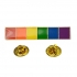 Gaysentials Lapel Pin Rainbow Bar - Party Wear