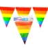 Gaysentials Rainbow Striped Pennants Decoration 12 Feet - Party Wear