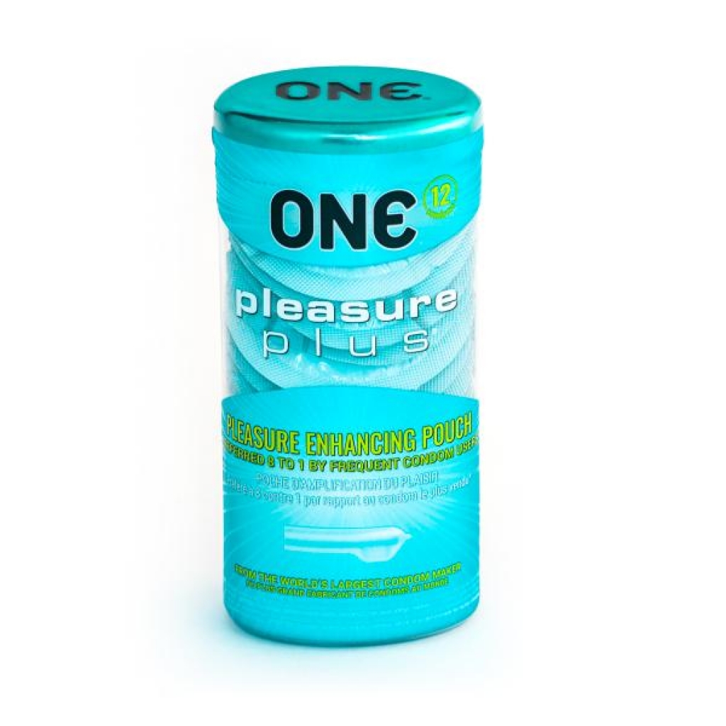 One Pleasure Plus 12 Pack - Latex Condoms