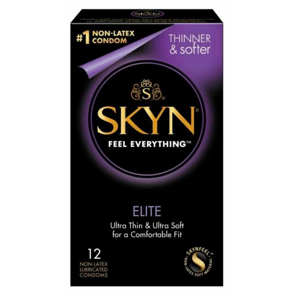 Skyn Elite Ultra Thin Non-Latex Condoms - 12 Pack