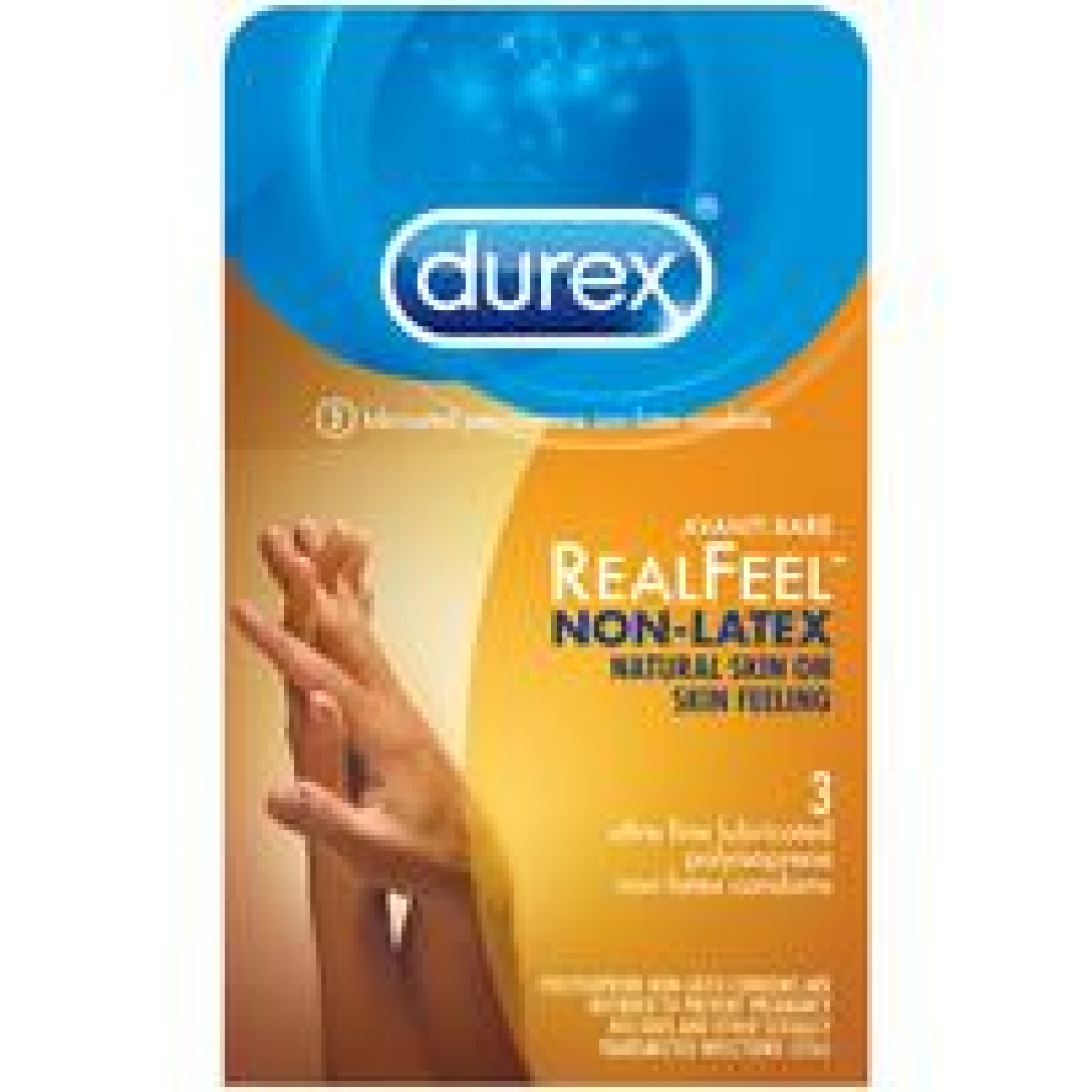 Durex Avanti Bare Real Feel Non Latex Condoms 3pk - Condoms