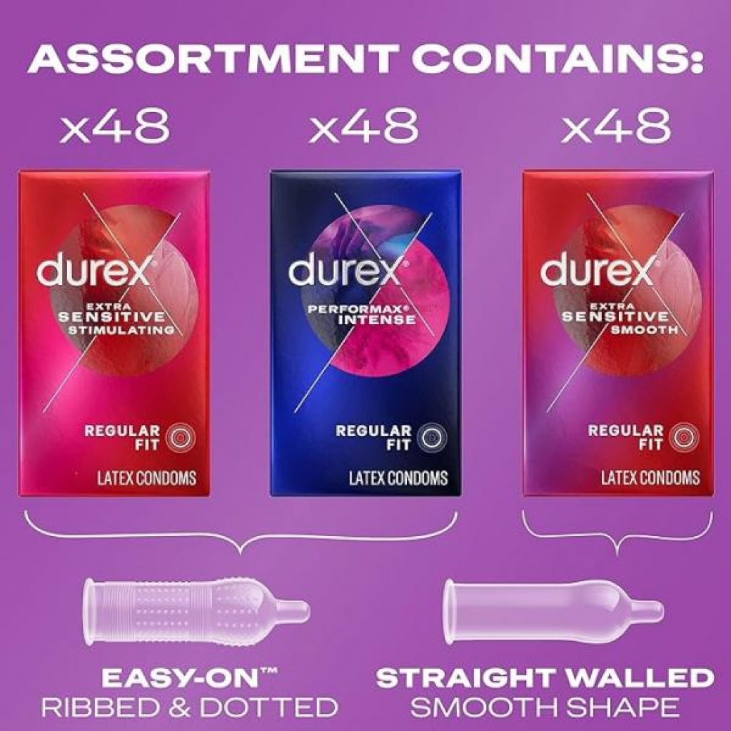 Durex Variety Pack 144 Ct - Condoms