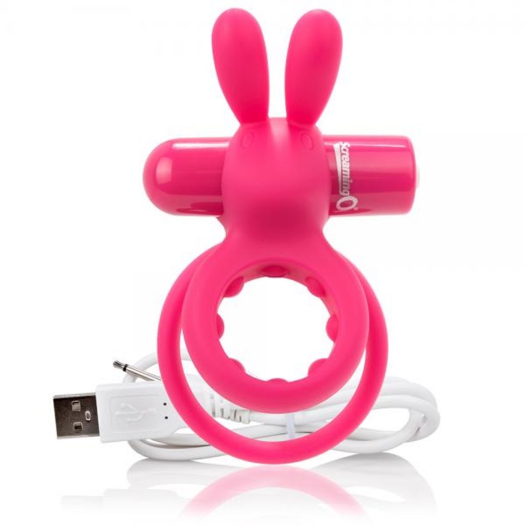 Screaming O Charged Ohare Vooom Mini Vibe Pink - Couples Vibrating Penis Rings