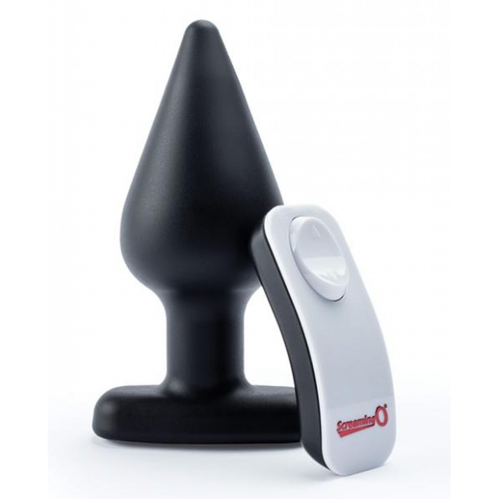 Screaming O My Secret Plug - Remote Vibrating XL Black