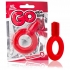 Go Vibe Ring Red - Couples Vibrating Penis Rings