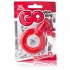 Go Vibe Ring Red - Couples Vibrating Penis Rings