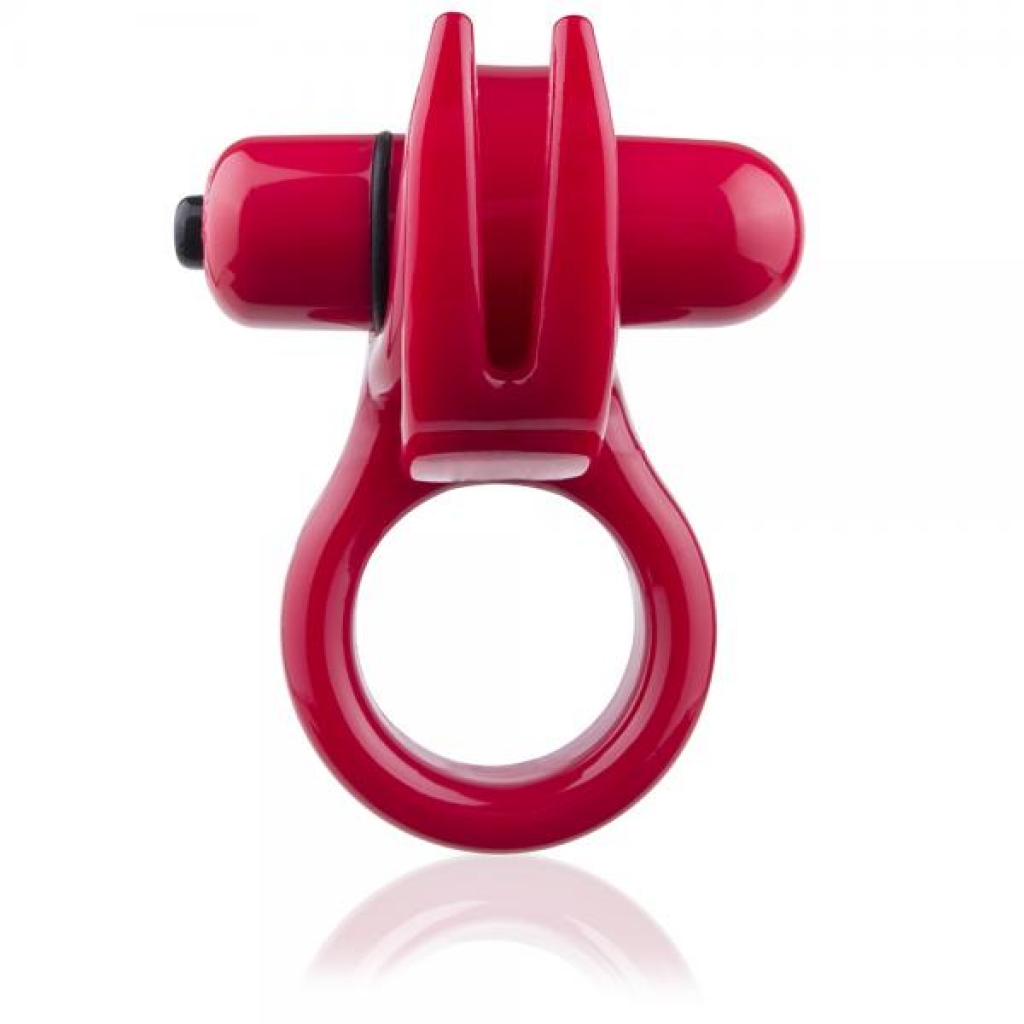 Orny Vibe Ring Red Stretchy C-Ring - Couples Vibrating Penis Rings
