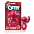 Orny Vibe Ring Red Stretchy C-Ring - Couples Vibrating Penis Rings