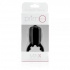 Primo Minx Black Vibrating Ring with Fins - Couples Vibrating Penis Rings