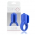 Primo Minx Blue Vibrating Ring with Fins - Couples Vibrating Penis Rings