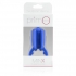 Primo Minx Blue Vibrating Ring with Fins - Couples Vibrating Penis Rings