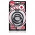 Ringo Pro X3 Black 3 Silicone Cock Rings - Cock Ring Trios