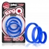 Ringo Pro X3 Blue 3 Silicone Cock Rings - Cock Ring Trios