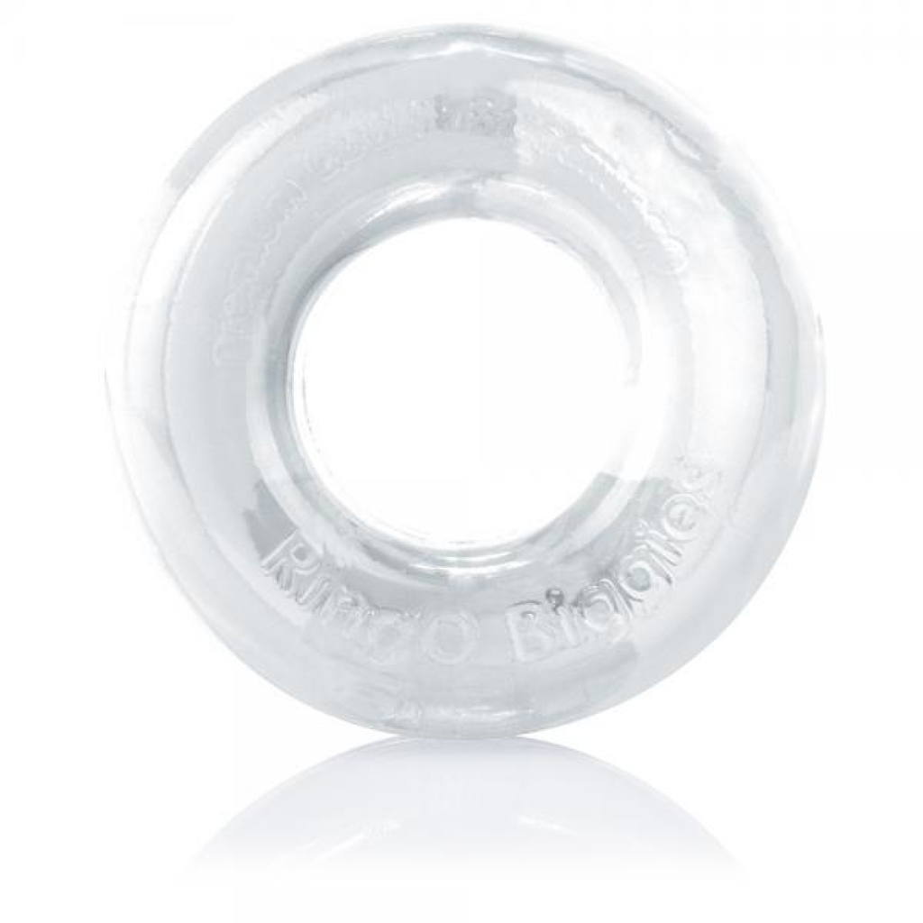 RingO Biggies Clear Thick Cock Ring - Classic Penis Rings