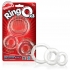 Screaming O Ringo X3 Clear Cock Rings - Cock Ring Trios