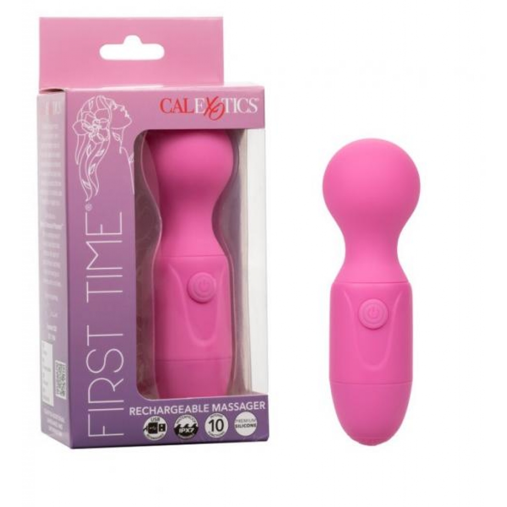 First Time Rechargeable Massager - Pink